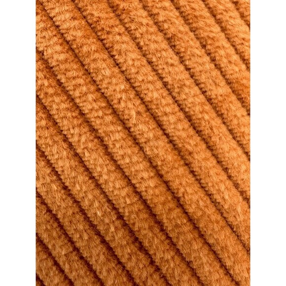 HEB Destination Holiday Corduroy Carrot Throw Pillow NEW - Picture 5 of 6
